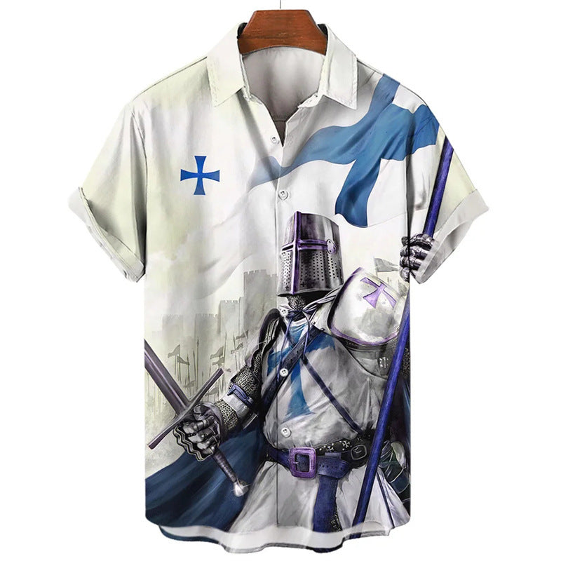 Trendy Cool Colorblock Letter Shirt