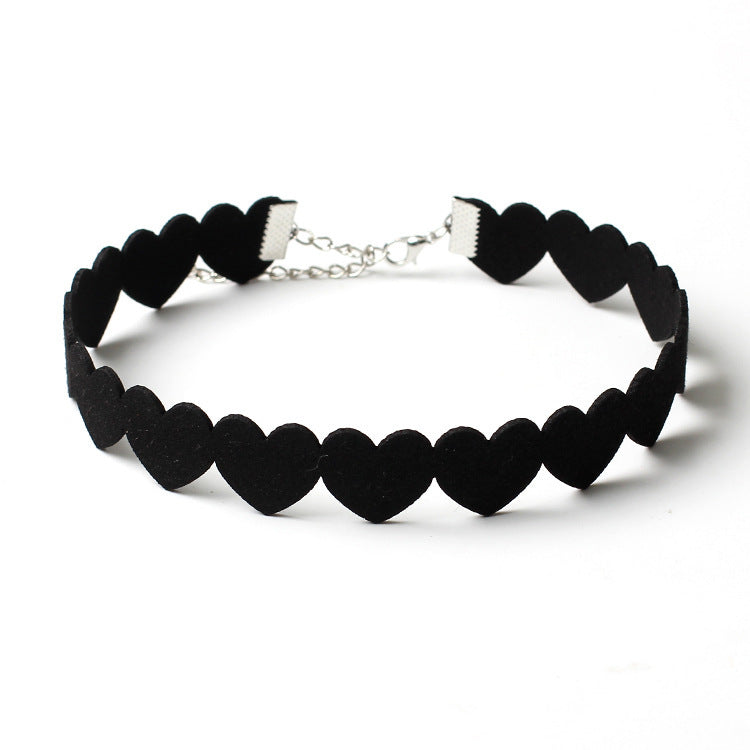 Gothic Features Multi-layered Crystal Lace Necklace